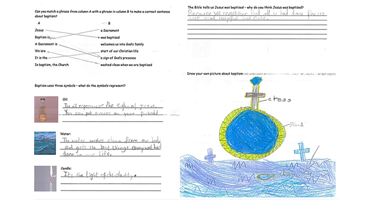 Holly Trees School Baptism wor